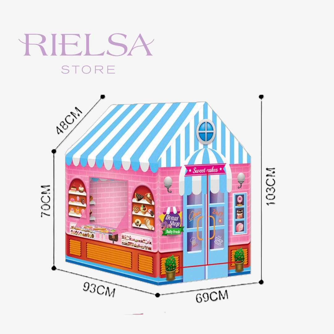 ¡Dulce Diversión en Casa! Carpa de Juegos "Candy House" ®