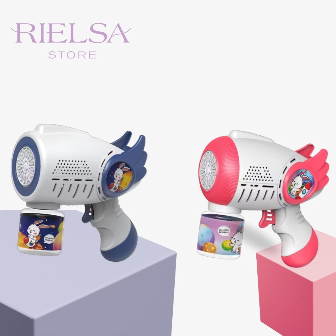 Burbujas en 3, 2, 1...! Pistola Lanza-Burbujas 'Conejo Espacial' 15 Hoyos ®