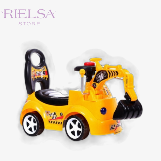 ¡Excavadora Montable 3-en-1! El Pequeño Capataz al Mando ®