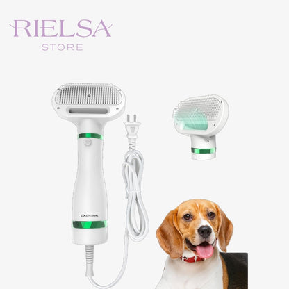 Secador y Cepillo 2-en-1 para Mascotas – El Spa en Casa que tu Peludo Merece®