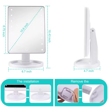 Espejo LED Profesional para Maquillaje®