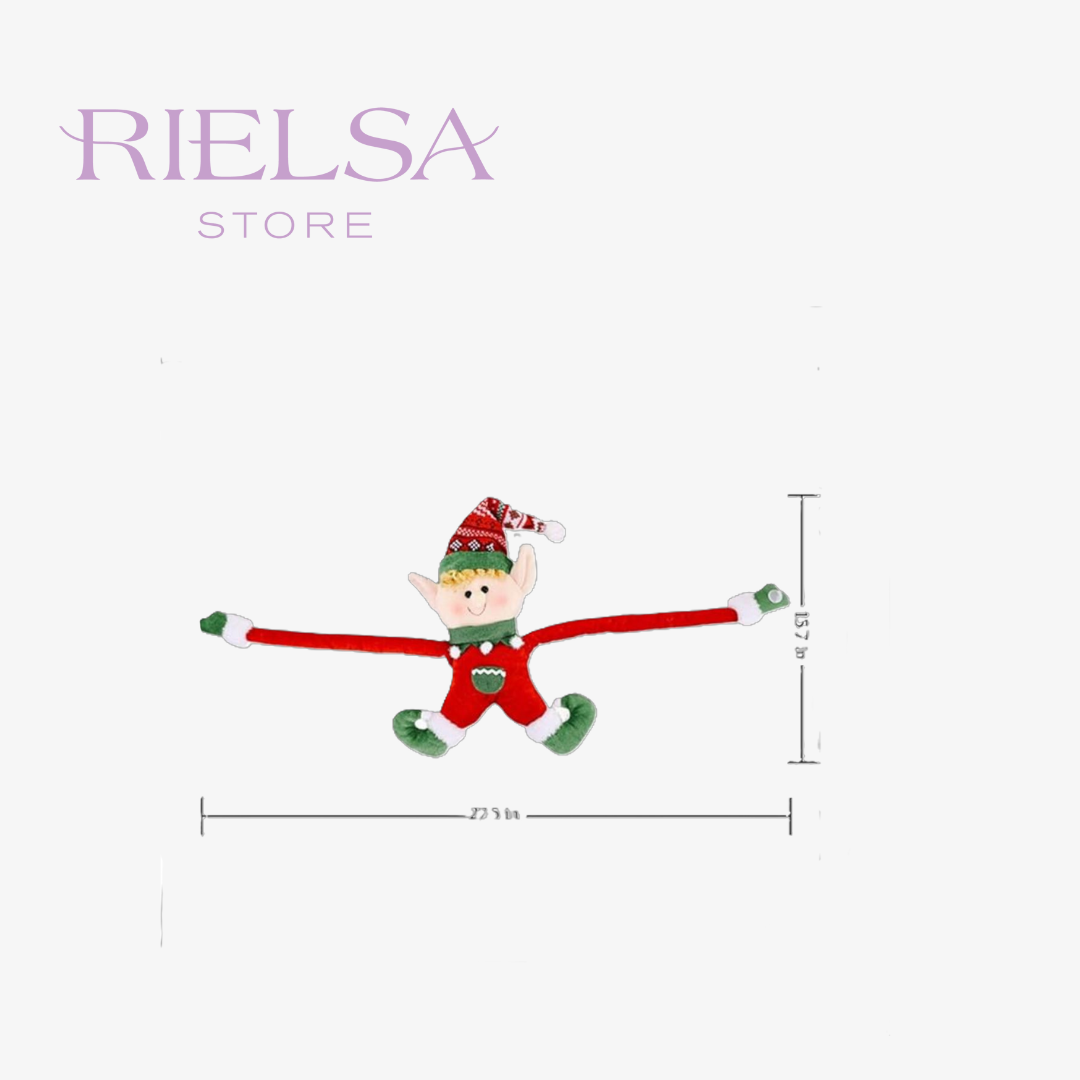 Abraza cortinas Navideños "Duendes Ayudantes de Viejito Pascuero ®