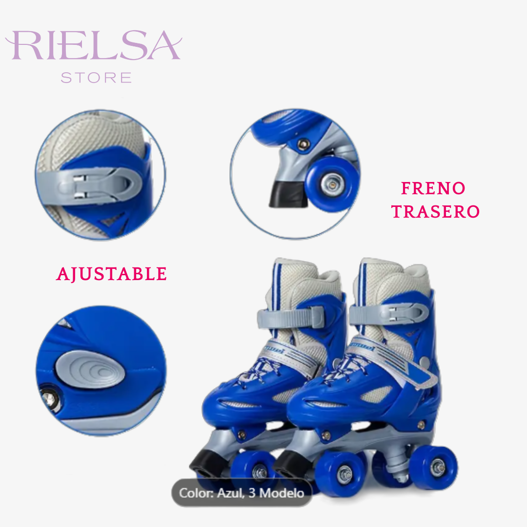 Patines de 4 Ruedas Ajustables ¡La Aventura Comienza Aquí! ®