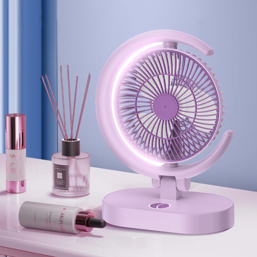 VENTILADOR CON ILUMINACION PARA ESCRITORIO ®